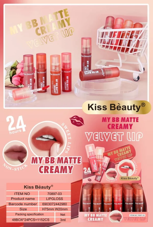 Kiss Beauty My Bb Lip Matte